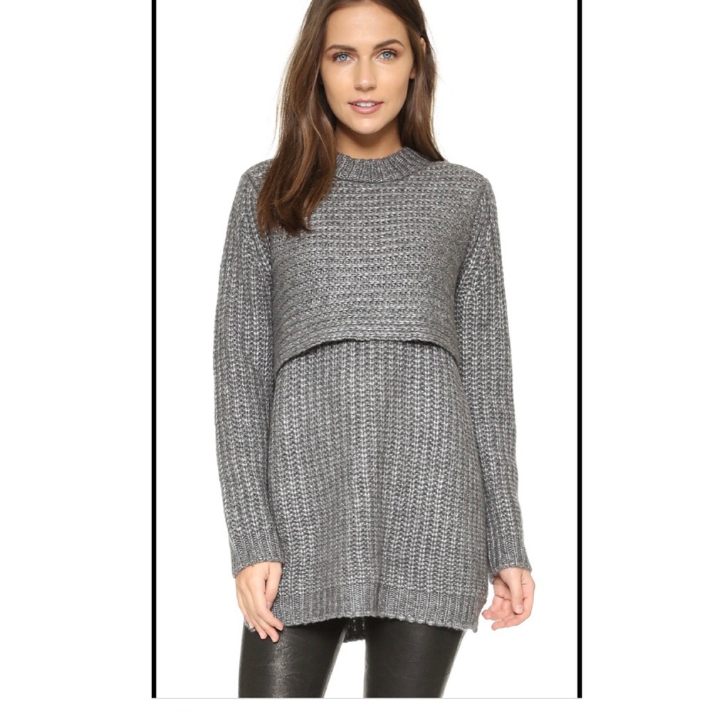 Mason by Michelle Mason Double Layer Sweater